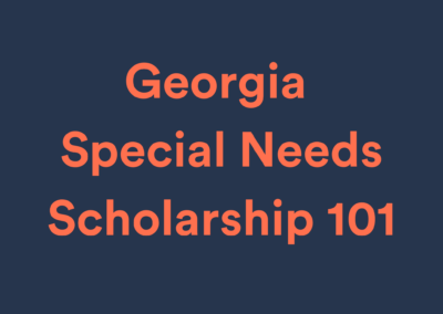 Georgia Special Needs Scholarship 101